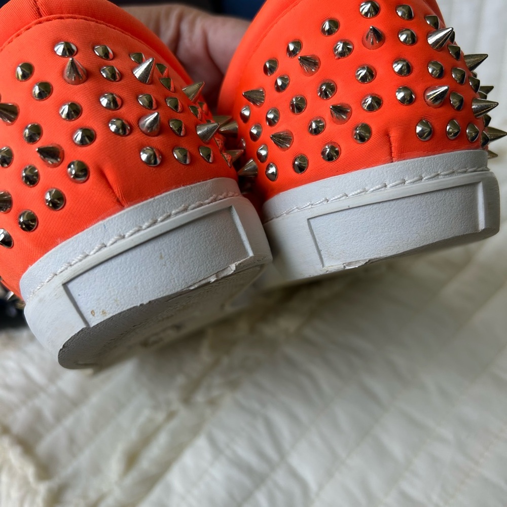 Jeffrey Campbell Spike Orange Slip-On Shoes size 8 - Picture 6 of 9